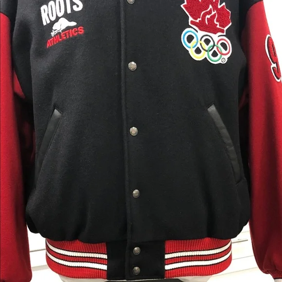 Vintage Roots 1998 Nagano Winter Olympics Team Canada Varsity Jacket – XL – Mint - Picture 4 of 16